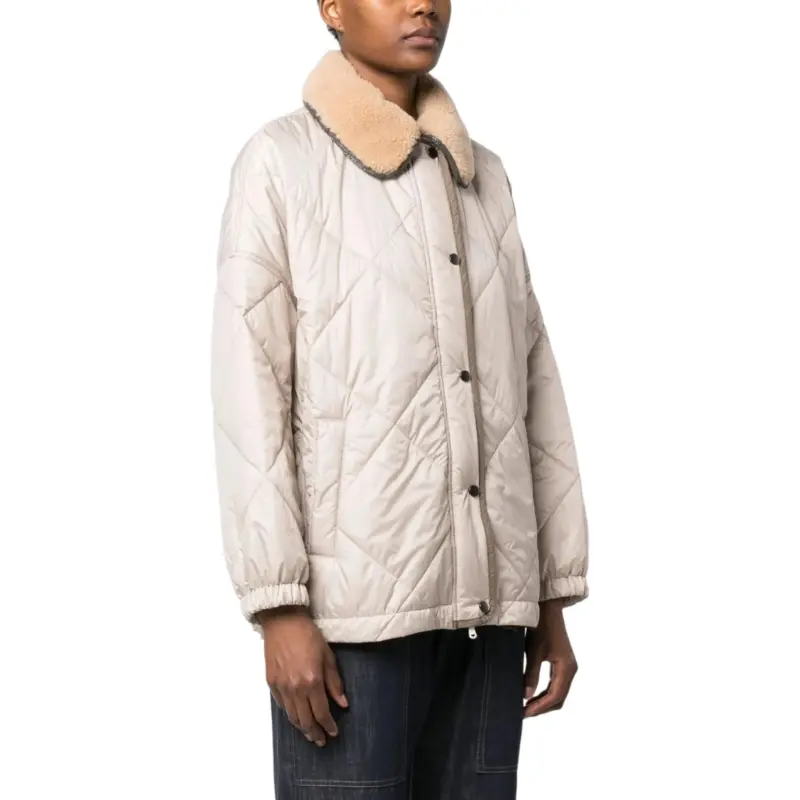 Brunello Cucinelli Jackets & Coats Women's Light Umber-4