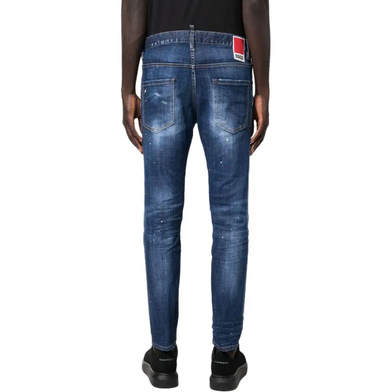 DSQUARED 2 Paint Splatter Effect Distressed Jeans-3