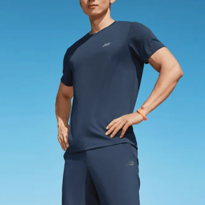 Skechers T Shirt Men's Navy Blue-2