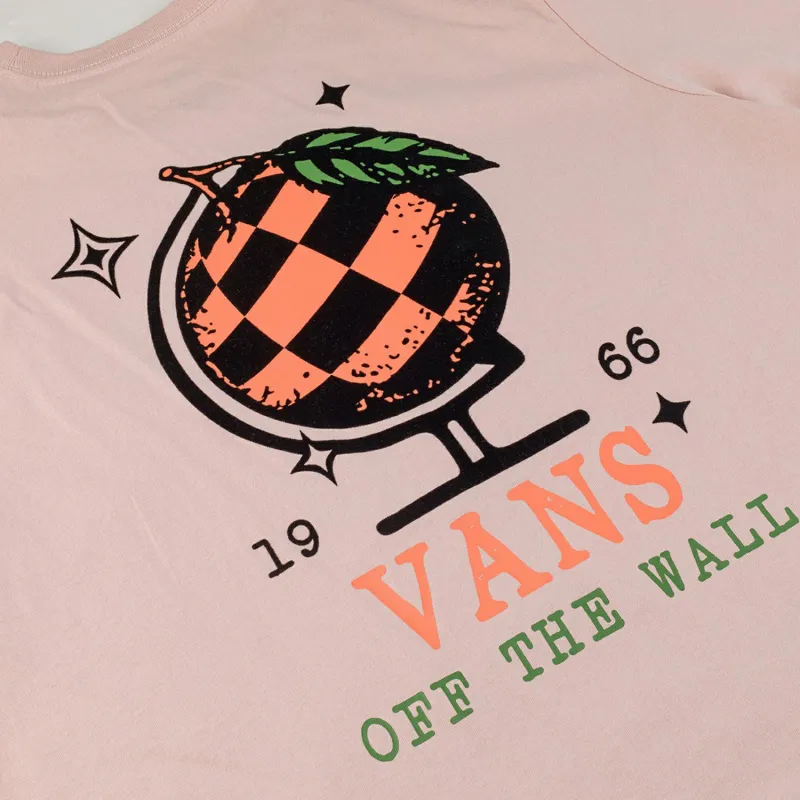 Vans T Shirt Women's Light Pink-5