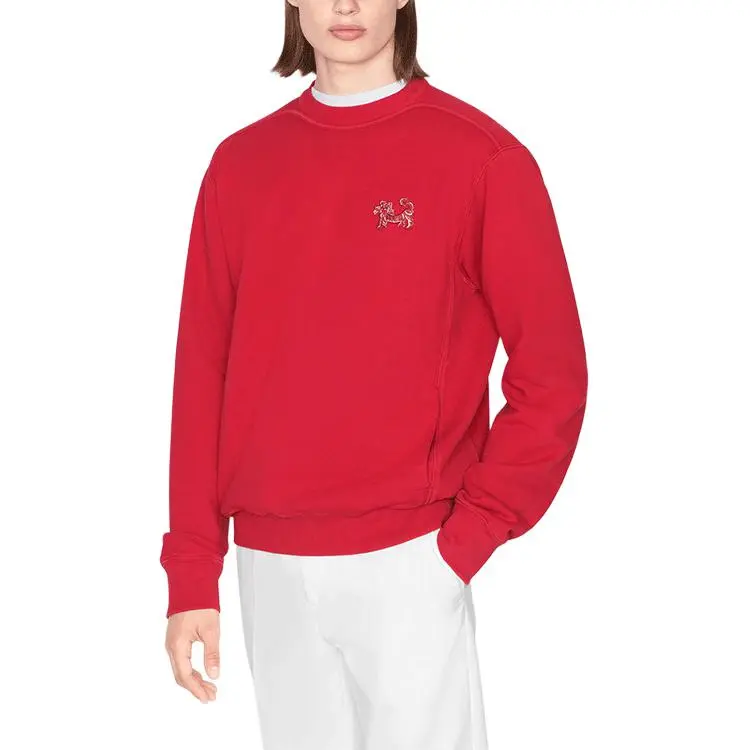 DIOR Quarterly New Products Sweatshirts Men Red-2