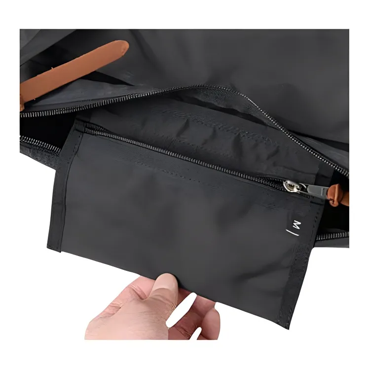 GREGORY Nylon Shoulder Bag Medium Size Men's Black & Brown-4