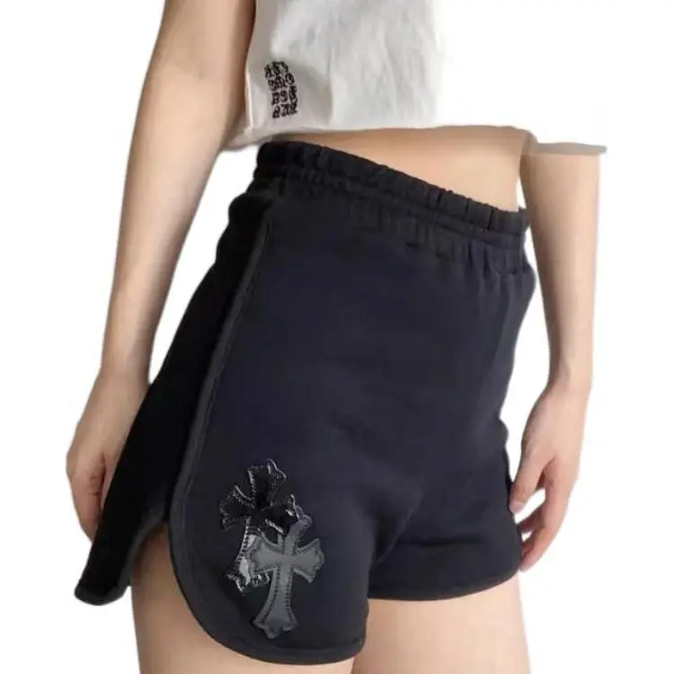 Chrome Hearts Cross Shorts 'Black'-1