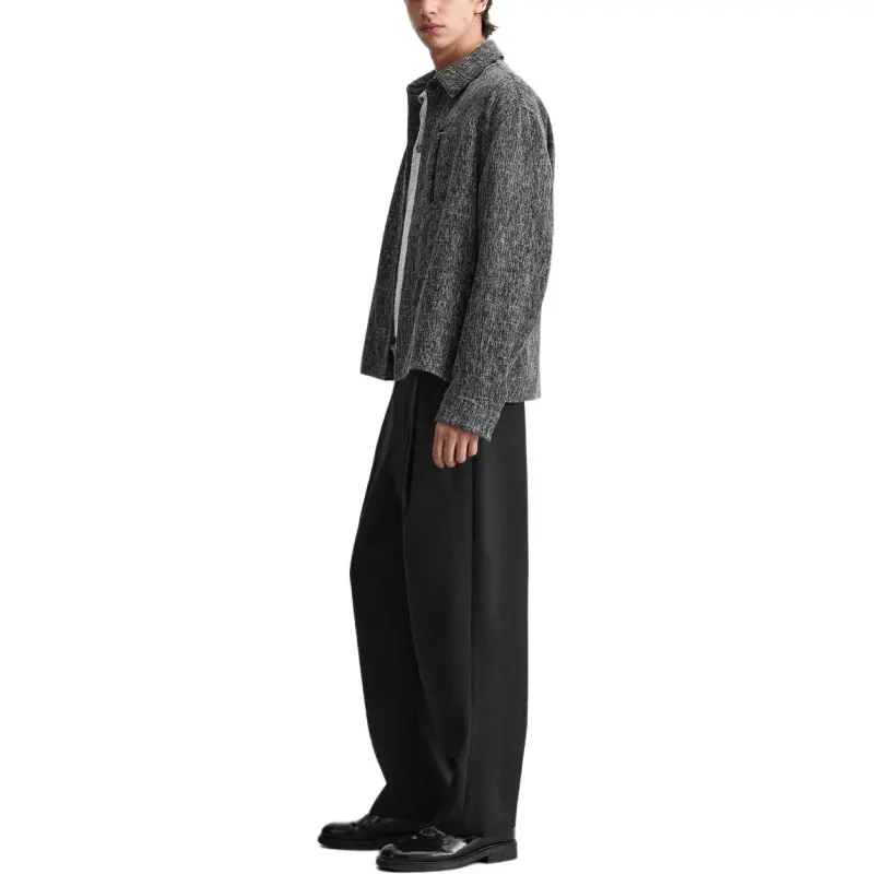ZARA Shirts Men Black/White-4