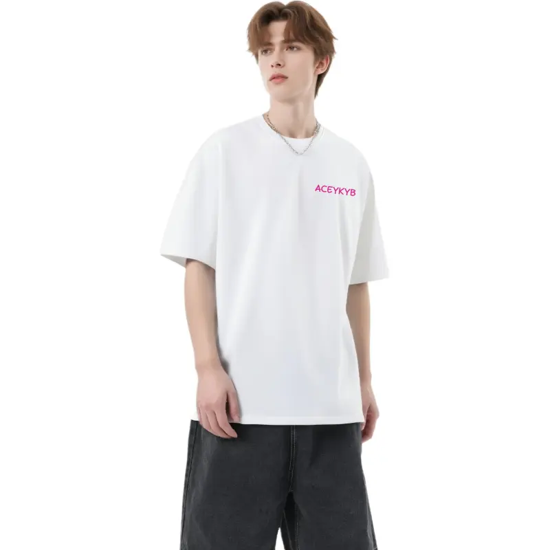 YK&YB T Shirts Unisex White-2