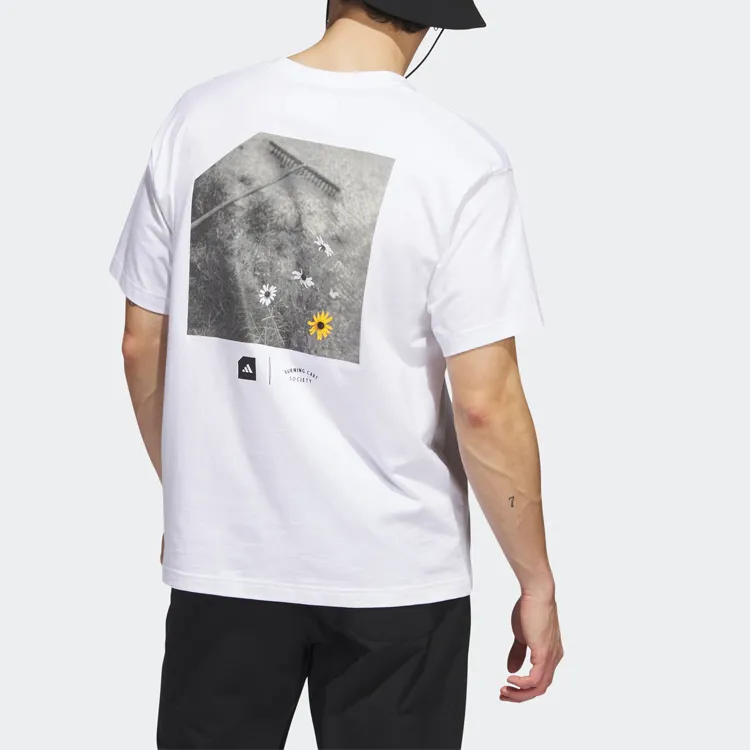 Adidas T Shirts Unisex White-2