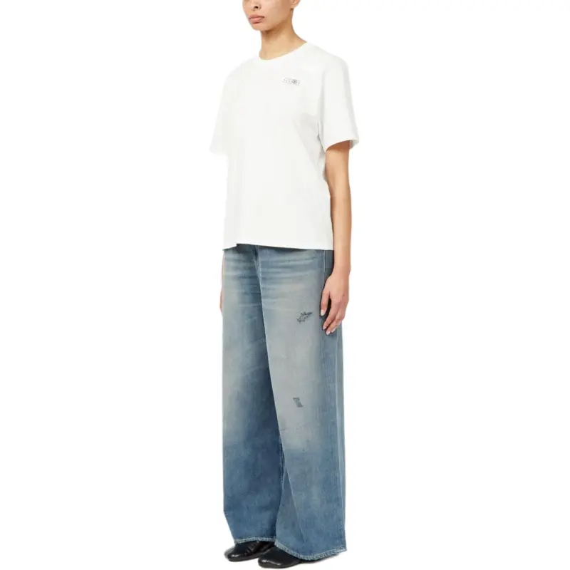 MM6 Maison Margiela Numbers motif T shirt-4