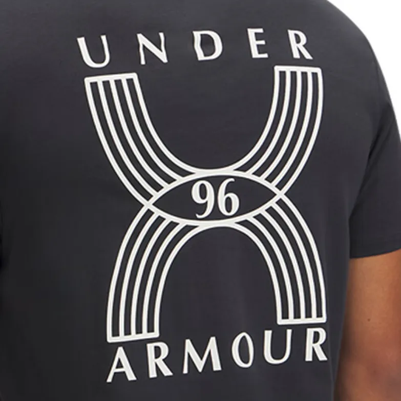 Under Armour SS25 T Shirt Men's Anthracite/White Quartz-3