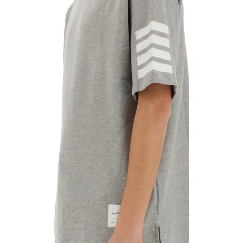 THOM BROWNE 4 Bar Stripe Crewneck T Shirt-4