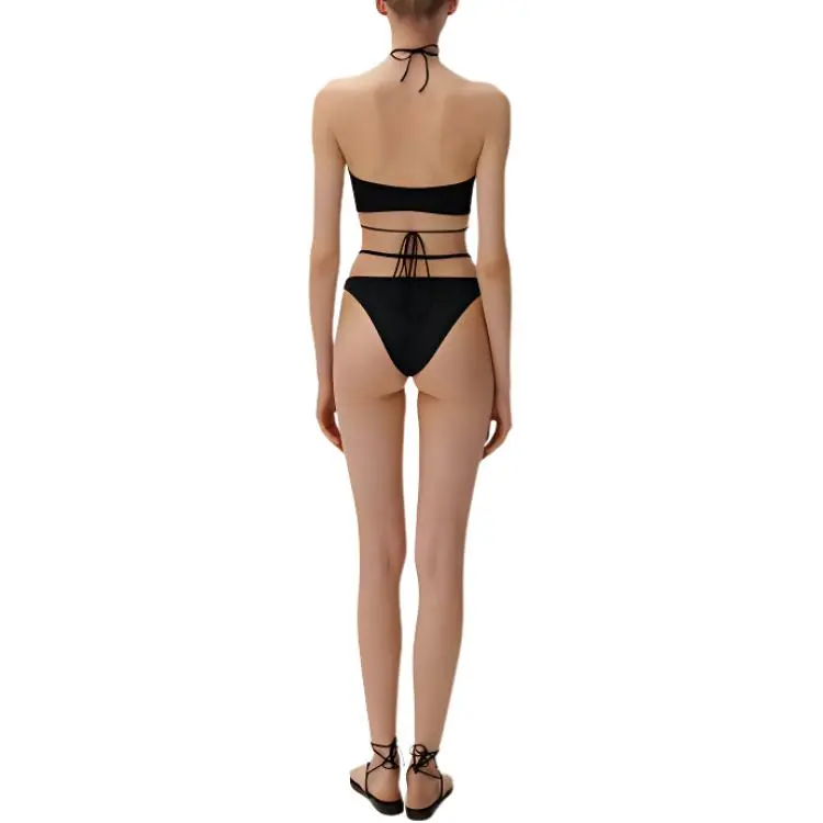 Magda Butrym High Waist Embellished Swim Bottom-2