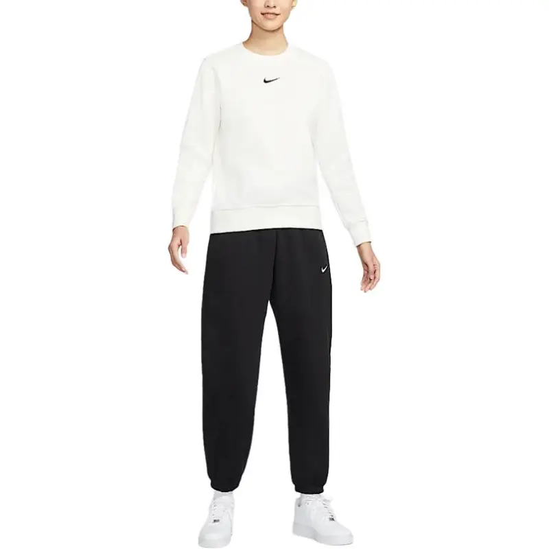 Nike Sportswear Phoenix Fleece Sweatshirt Women's Canvas White/Black-2