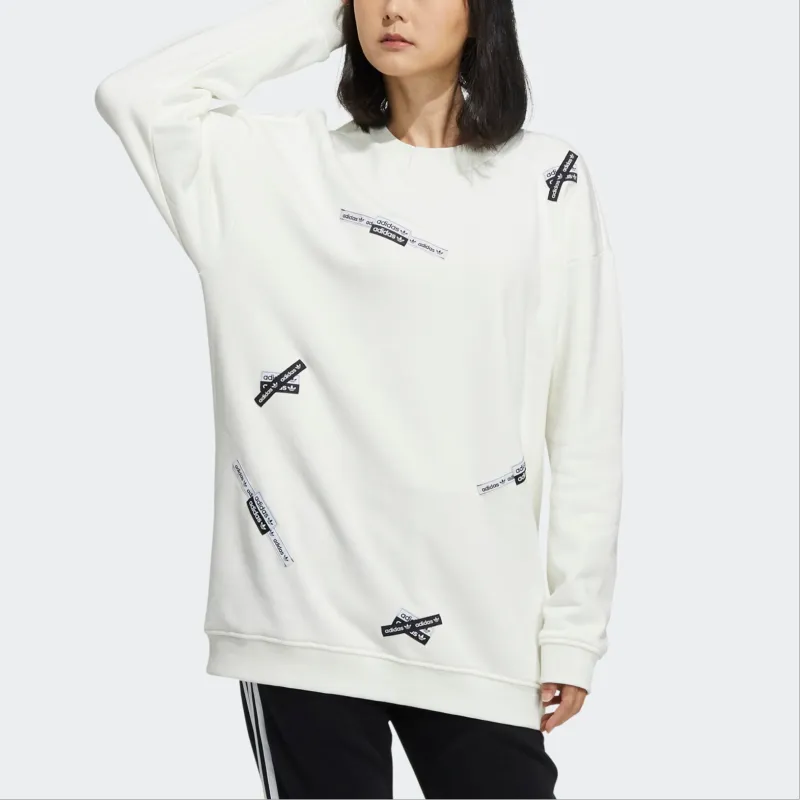 Adidas Originals Pharrell Williams Sweatshirts Women's White-3