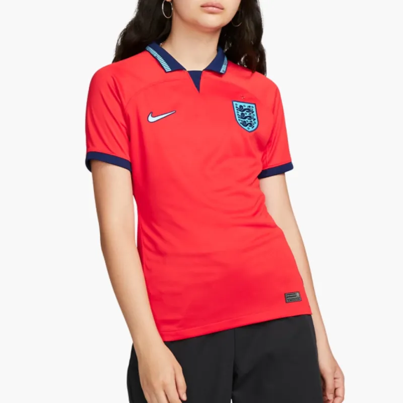 Nike 2022/23 Season England Away Soccer Jerseys Women's Red-2