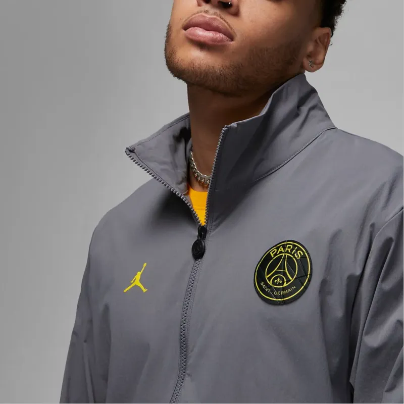 Jordan Paris Saint Germain Jacket Men's Gray-3