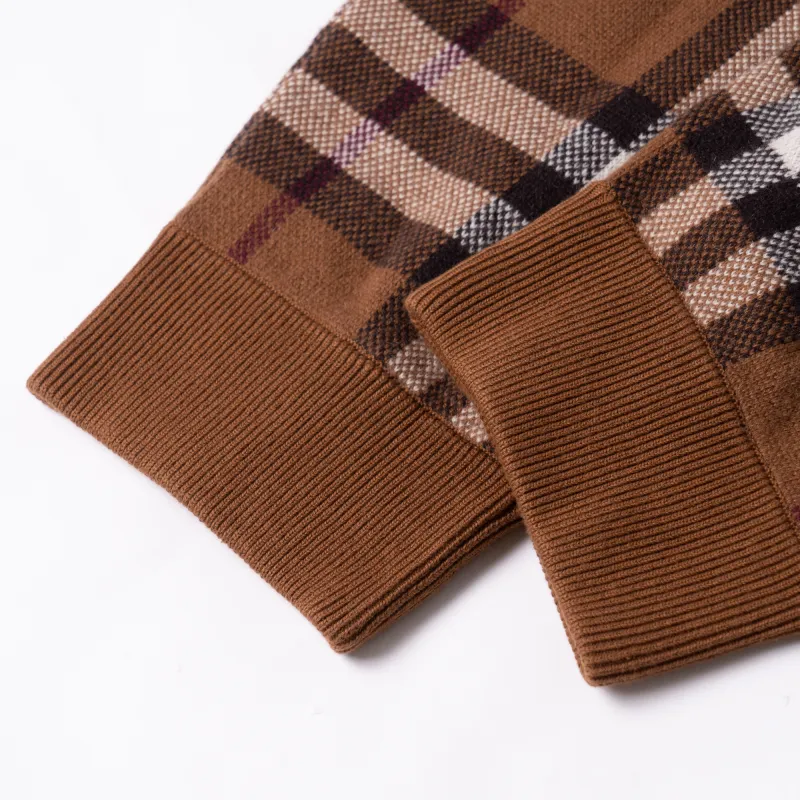 Burberry Check Cashmere Jogging Pants-5