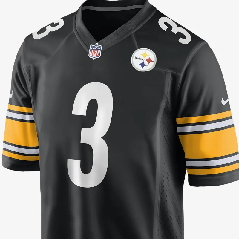 Nike Russell Wilson Pittsburgh Steelers Men's Nike Nfl Game Football Jersey-3