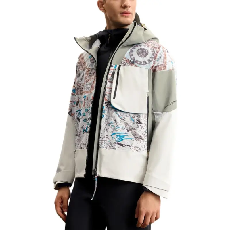FILA x Dunhuang Museum Jacket Men's Snow White-3