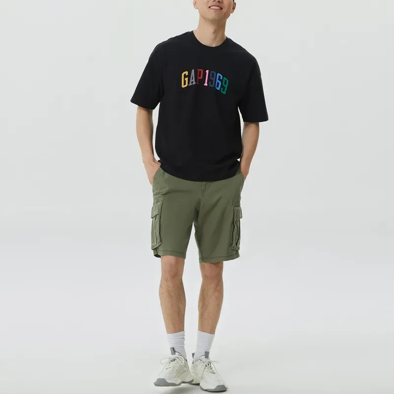 GAP SS23 T-Shirts Men Black-1