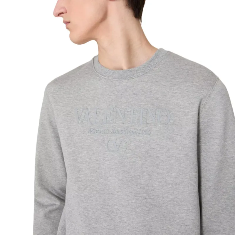 Valentino Crewneck Straight Hem Sweatshirt-3