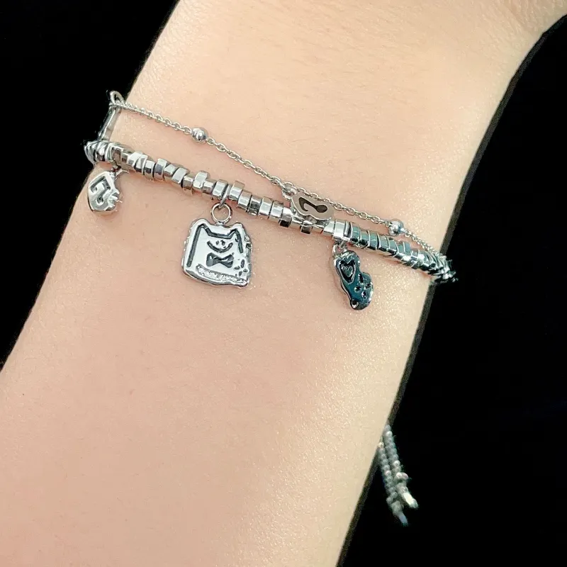 Masw Quirky Niche Premium Feel Slide Out Bracelets Unisex-2