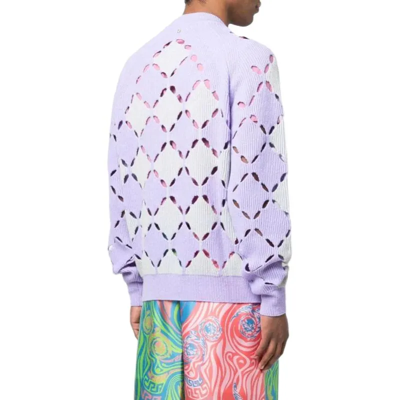 VERSACE Sweaters Men Purple-2
