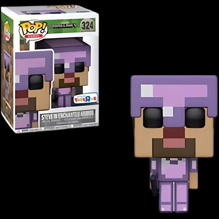 Funko POP! Collection GAMES Minecraft Steve Armor Edition Chibi Figures-2