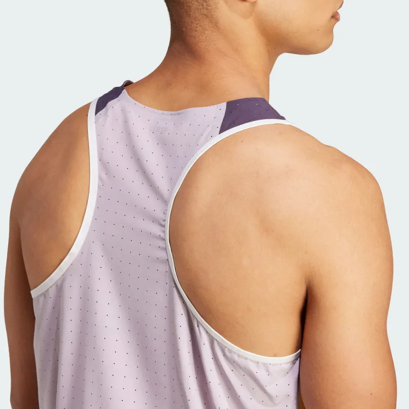 Adidas Tank Tops Men's Black Purple-5