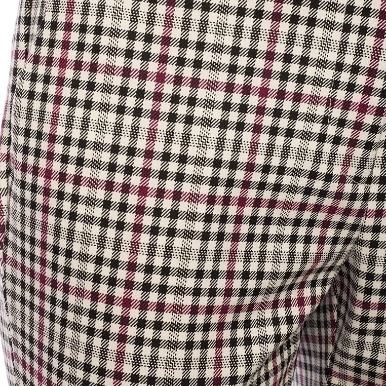 MICHAEL MICHAEL KORS Glen Plaid Twill Cropped Pants-4