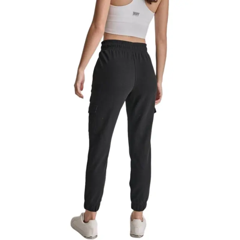 DKNY Knitted Sweatpants Women's Black-1
