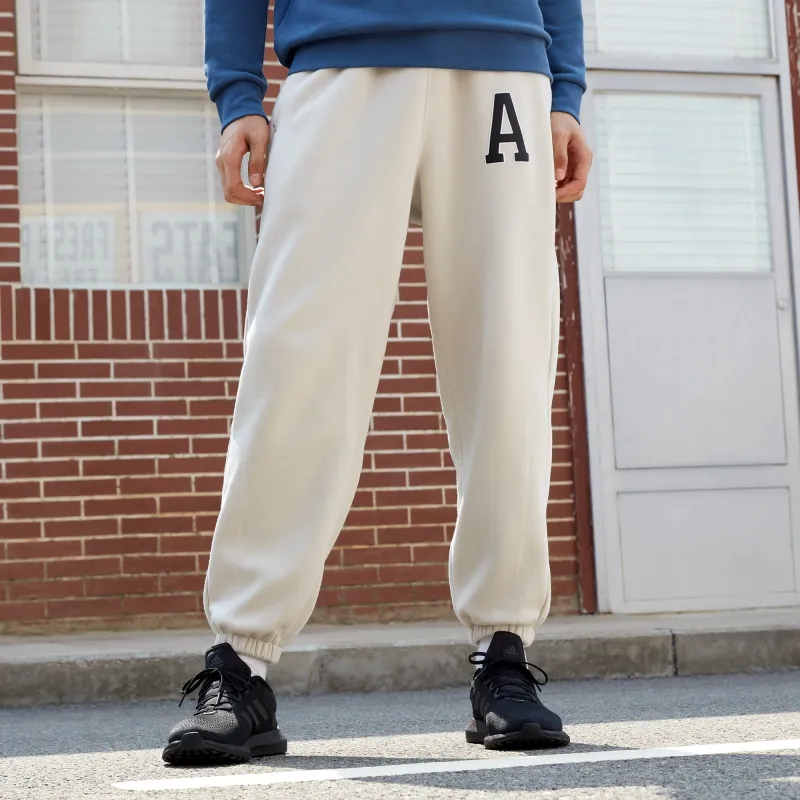 Adidas Knitted Sweatpants Men White-4