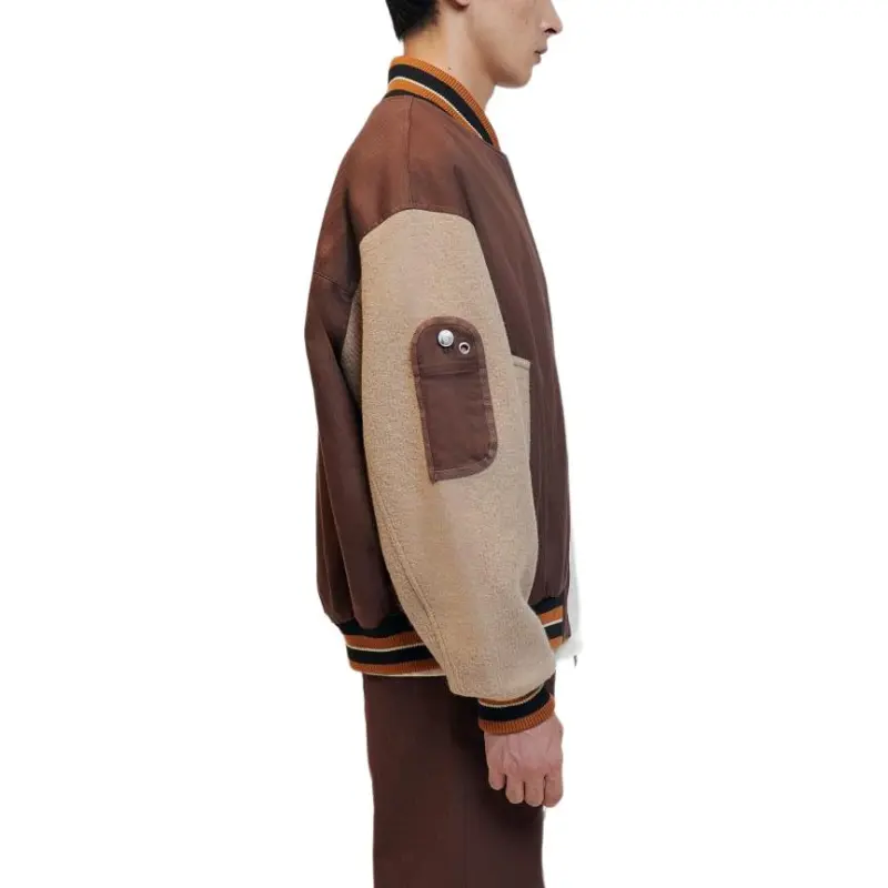 H&M GARCON BY GARCON Collaboration Baseball Jerseys Unisex Dark Brown-2