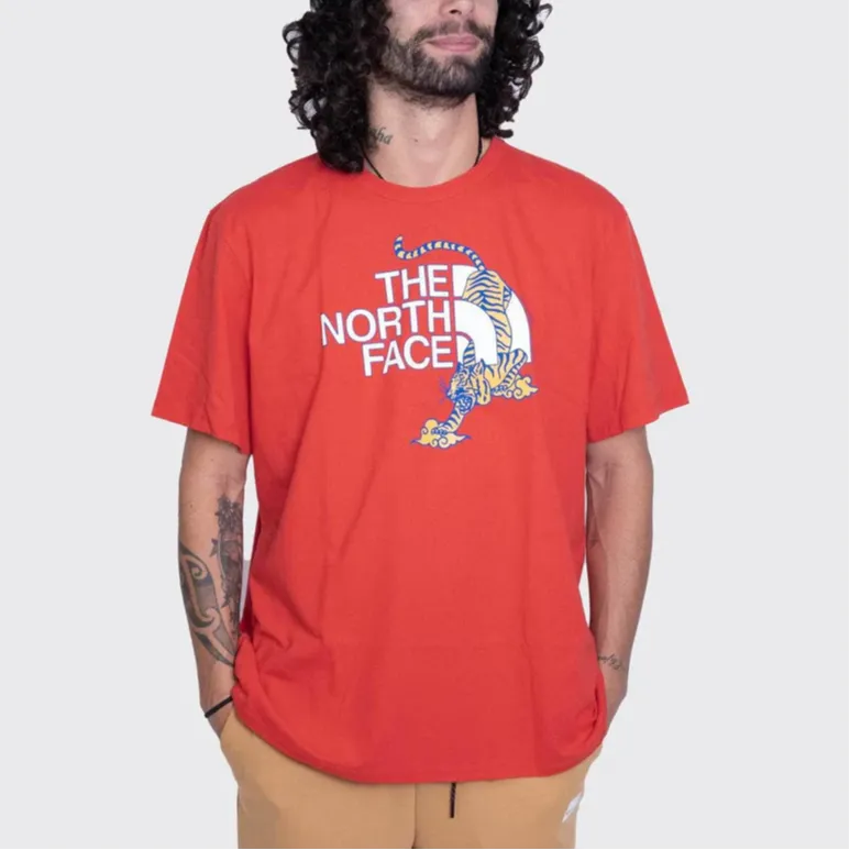 THE NORTH FACE SS22 T Shirt Men's Horizon Red-2