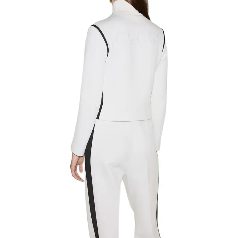 GUCCI Jersey Jacquard Zip Jacket-2