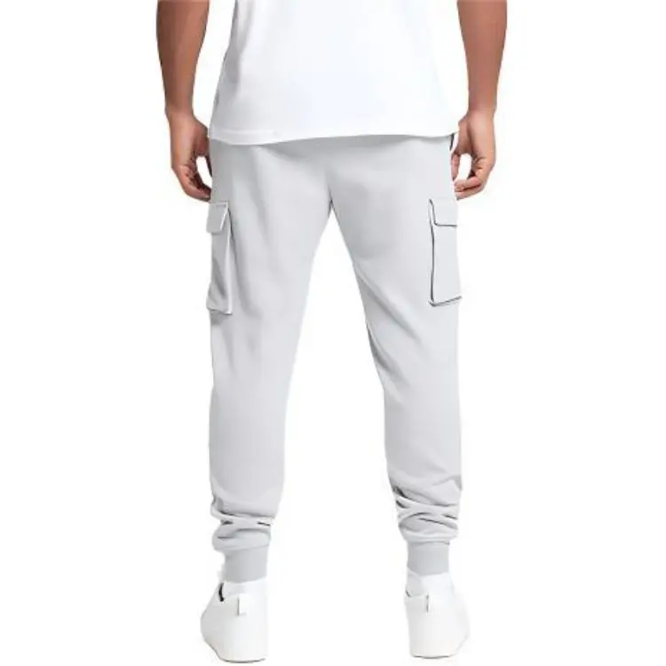 GYMSHARK CREST Cargo Pants Men's Light Gray Mudstone-1