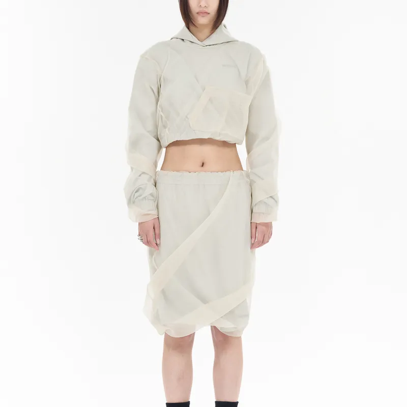 WE11DONE Cropped Hoodie-2