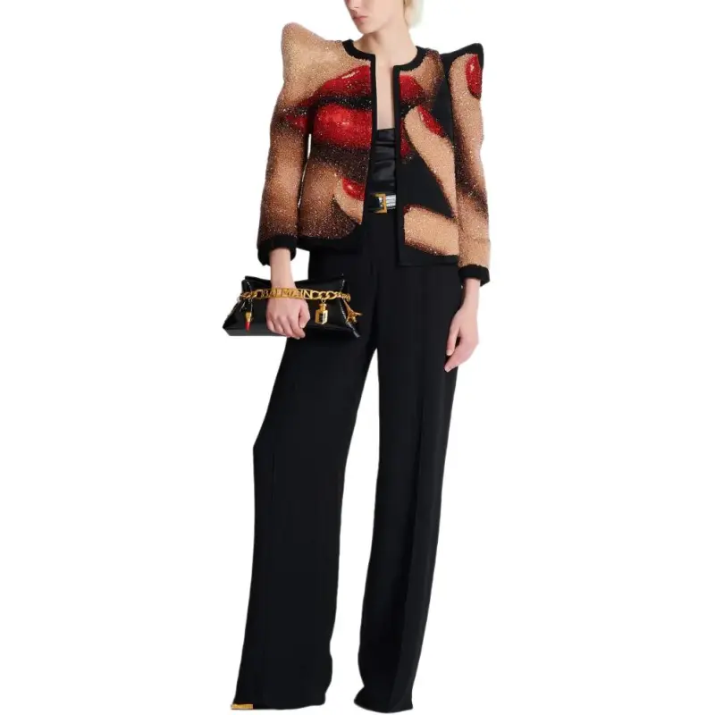 BALMAIN Draped Satin Top-3