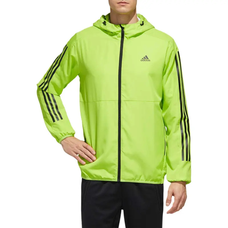 Adidas Jacket Men's Half Neon Green-2