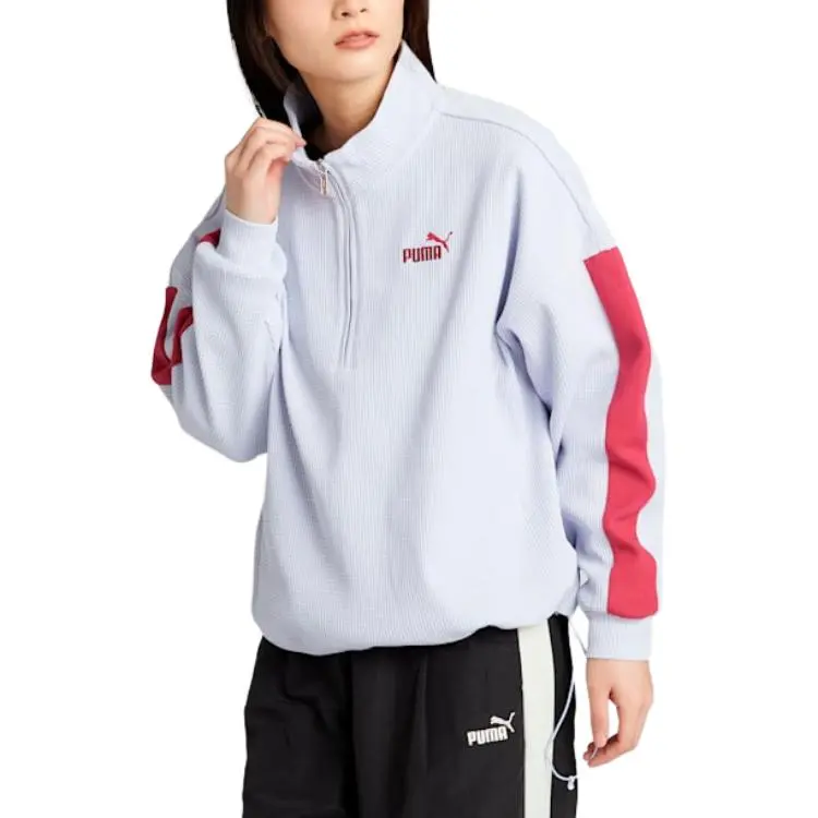 PUMA CORE HERITAGE SS25 Sweatshirt Women's Light Blue-3