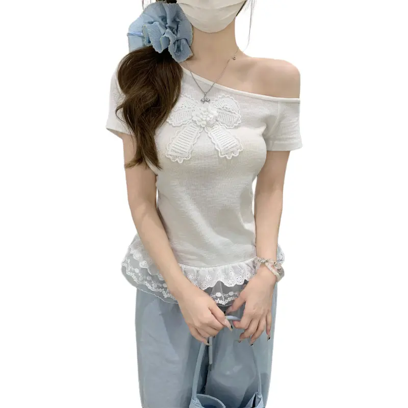 Mu Xiao Xin T Shirts Women's White-2
