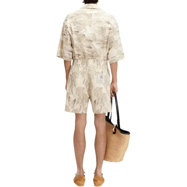 Jacquemus The Aloe Banana Jacquard Shorts-1