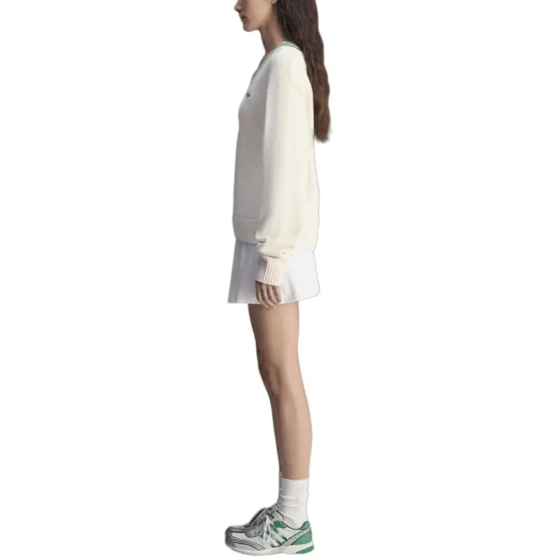 Adidas Originals Sporty & Rich V Neck Sweater-5