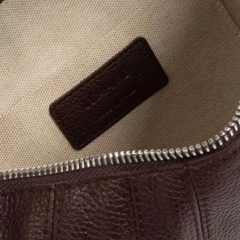 Lemaire Leather Croissant Bag Handbag Mini Women's Brown-3