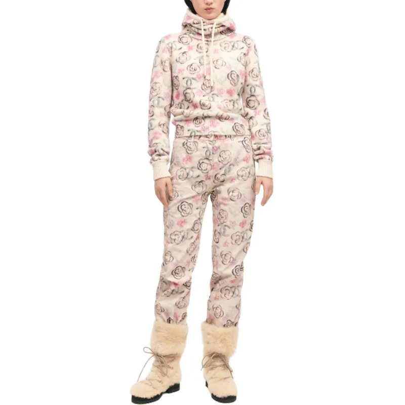 CHANEL COCO NEIGE Series Jeans Women's Pink-1