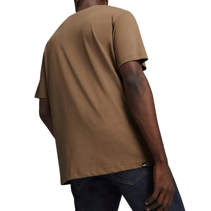 PUMA Basic OPEN ROAD T Shirt Men's Chocolate Chip 93-2