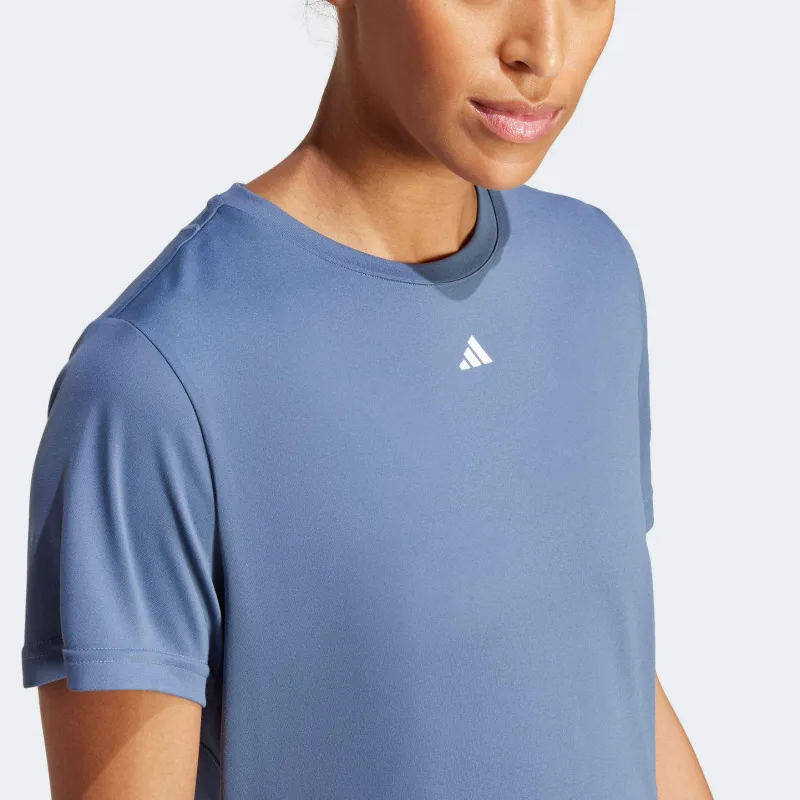 Adidas Regular T Shirt Women's Blue-3