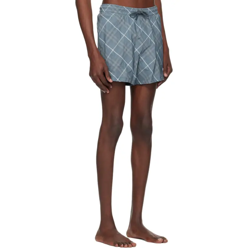 Burberry Swimming Shorts Men's Marine Blue-2