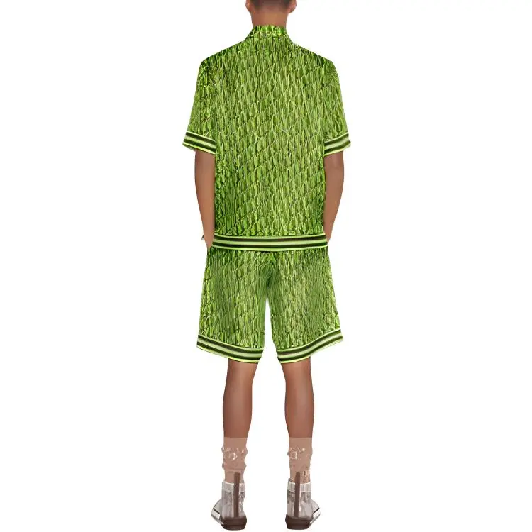 DIOR Oblique Pixel Short Sleeved Shirt-2