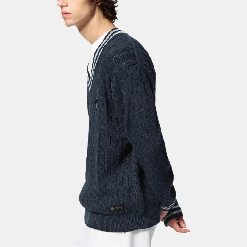 GU Harry Potter Collaboration Sweaters Men Marine Blue-2