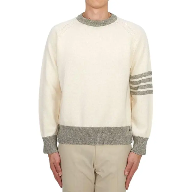 THOM BROWNE Crewneck Knitted Jumper-6
