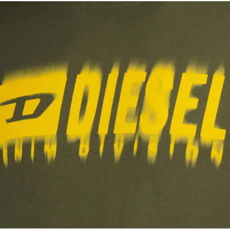 DIESEL T Adjust Q7 Logo Printed T Shirt-2